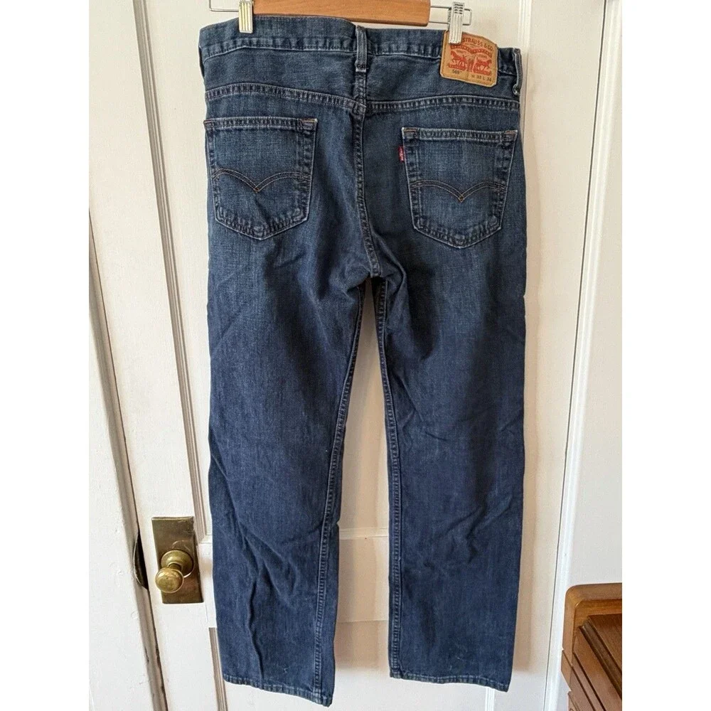 Levis 569 Mens 33x34 Loose Straight Fit Men's Jeans Classic Straight Leg